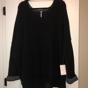 free people long sleeve sweater tunic